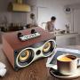 TAMPROAD Desktop Wooden Wireless Bluetooth Portable Speaker with HD Sound and Bass Support Mobile Phone Stand, USB, TF Card, FM Radio, Owl-Shaped Speakers for Camping, Biking, Partying, Travel