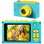 BlueFire Kids Digital Camera, Mini 2 Inch Screen Childrens Camera, 8MP HD Child Camcorder, Best Digital Camera for Boys and Girls (Blue)