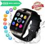 CNPGD Smart Watch for Android Phones Samsung iPhone Compatible Quad Band Unlocked Watch Cell Phone Touch Screen Fitness Tracker Pedometer Sleep Monitor for Men and Women