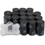 Best Pet Supplies, Inc. BPS - Extra Thick Waste Poop Bags with Dispenser - Scented, Black, 240 Bags