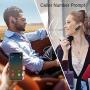 Bluetooth Headset for Cell Phones,Voice Command Wireless Headset with Noise Cancelling,Hands Free Bluetooth Headphone Earbuds for iPhone Android Samsung Laptop Truck Driver
