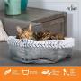 Pet Craft Supply Co. Soho Round Machine Washable Memory Foam Comfortable Ultra Soft All Season Self Warming Cat & Dog Bed