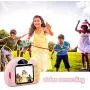 CHUNXU Kids Camera,Digital Video Camera for 3-10 Years Old Girls Boys,32GB SD Card Rechargeable Battery Compact Cameras for Children Birthday (Pink) CHUNXU Kids Camera,Digital Video Camera for 3-10 Years Old Girls Boys,32GB SD Card Rechargeable Battery Compact Cameras for Children Birthday (Pink)