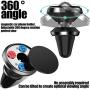 Magnetic Phone Car Mount, MANORDS Universal Air Vent Cell Phone Holder 360°Rotation Compatible iPhone 11 Pro Xs Max XR 8 7 Plus SE, Galaxy S10 S10e 5G S9, LG,Note 10 and More
