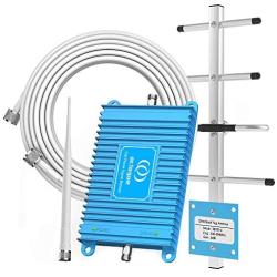 Home Cell Phone Signal Booster for Verizon 4G LTE 700MHz Band 13 FDD Mobile Signal Repeater Amplifier Antenna Kits, Improves 4G LTE Data Rates and Supports Volte