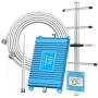 Home Cell Phone Signal Booster for Verizon 4G LTE 700MHz Band 13 FDD Mobile Signal Repeater Amplifier Antenna Kits, Improves 4G LTE Data Rates and Supports Volte