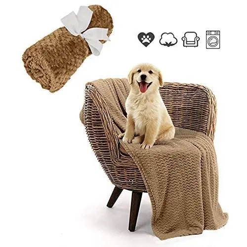 143 Three Thousand Soft and Fluffy Pet Blanket, Fleece Microplush Wave Pattern Blankets for Dog Cat Puppy Kitten, Couch, Car, Trunk, Cage, Kennel, Dog House Snuggle Blanket 143 Three Thousand Soft and Fluffy Pet Blanket, Fleece Microplush Wave Pattern Blankets for Dog Cat Puppy Kitten, Couch, Car, Trunk, Cage, Kennel, Dog House Snuggle Blanket