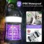 Bug Zapper, Electric Solar Mosquito Killer for Indoor & Outdoor, 3000V High Powered Pest Control Waterproof UV Mosquito Zapper,Rechargeable Insect Fly Trap for Home,Kitchen,Patio, Backyard,Camping Bug Zapper, Electric Solar Mosquito Killer for Indoor & Outdoor, 3000V High Powered Pest Control Waterproof UV Mosquito Zapper,Rechargeable Insect Fly Trap for Home,Kitchen,Patio, Backyard,Camping