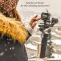 FeiyuTech G6 Max Gimbal Handheld 3 Axis Stabilizer 4-in-1 Fits Sony Alpha Mirrorless Cameras a6300 a6400, GoPro Hero 8 Series Sports Camera and iPhone 11 Pro Max iPhone XR XS Max Smartphones