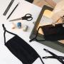Elastic String for Masks -100pcs Black Elastic Bands for Sewing, 1/4 inch Adjustable Elastic Cord