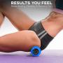 Professional Vibrating Peanut Massage Ball - Deep Tissue Trigger Point Therapy, Myofascial Release - Handheld, Cordless - 4 Intensity Levels - Dual Lacrosse Ball Vibration Massager - Blue