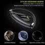 Bluetooth Headphones, BEARTWO Upgraded Foldable Wireless Neckband Headset with Retractable Earbuds, Noise Cancelling Stereo Earphones with Mic for Workout, Running, Driving (with Carry Case) (Grey) Bluetooth Headphones, BEARTWO Upgraded Foldable Wireless Neckband Headset with Retractable Earbuds, Noise Cancelling Stereo Earphones with Mic for Workout, Running, Driving (with Carry Case) (Grey)