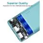 (Pocket-Size) Portable Charger Quick Charge POWEROWL (10000mAh, Dual High-Speed Output, Universal) Lightest Travel Power Bank, External Battery Pack for Smartphone - Teal (Pocket-Size) Portable Charger Quick Charge POWEROWL (10000mAh, Dual High-Speed Output, Universal) Lightest Travel Power Bank, External Battery Pack for Smartphone - Teal