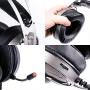 Gaming Headset Microphone Cosbary HK101 for Ps4 Xbox One PC Switch Mac Stereo Gaming ps4 Headphone Surround Sound Fully Over Ear Wrapped Noise-Cancel with Microphone Controller RGB led Light