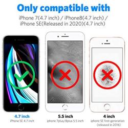 [3-Pack] Mkeke Compatible with iPhone SE Screen Protector 2020, Tempered Glass Screen Protector for iPhone 8/7 and iPhone 6 / 6s, [with Easy-Installation Tool][4.7 inch]