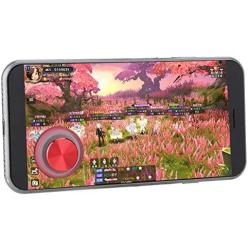 ASHATA ABS Mobile Gaming Controller Game Button Auxiliary Key for C1 Games Smartphone Accessory(Red)