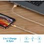 Lightning Cable Apple Certified - Quntis iPhone Charger 3Pack 3ft 6ft 10ft Nylon Braided USB Fast Charging Cord Compatible with iPhone 11 Pro X Xs Max XR 8 7 6 Plus iPad Pro Airpods and More, Gold