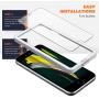 [3-Pack] Mkeke Compatible with iPhone SE Screen Protector 2020, Tempered Glass Screen Protector for iPhone 8/7 and iPhone 6 / 6s, [with Easy-Installation Tool][4.7 inch]