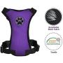 Lukovee Dog Safety Vest Harness with Seatbelt, Dog Car Harness Seat Belt Adjustable Pet Harnesses Double Breathable Mesh Fabric with Car Vehicle Connector Strap for Dog