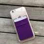 Adhesive Phone Pocket,Cell Phone Stick On Card Wallet,Credit Cards/ID Card Holder(Double Secure) with 3M Sticker for Back of iPhone,Android and All Smartphones-Double Pocket (1 Black&1 Purple) Adhesive Phone Pocket,Cell Phone Stick On Card Wallet,Credit Cards/ID Card Holder(Double Secure) with 3M Sticker for Back of iPhone,Android and All Smartphones-Double Pocket (1 Black&1 Purple)