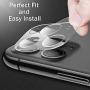 [ 2 Pack ] UniqueMe for iPhone 11 Pro/iPhone 11 Pro Max Camera Lens Protector Tempered Glass, HD Clear [New Version] Add Cameras Flash Circle