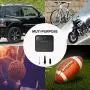 Car Air Compressor Lite, 70mai Portable Tire Inflator, 12V DC Electric Air Pump, 160psi Noise Reduction 79db with Digital Pressure Gauge and Carry Handle for Car, Motorcycle, Bike and Others