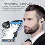 Purity True Wireless Earbuds with Immersive Sound, Bluetooth 5.0 Earphones in-Ear with Charging Case Easy-Pairing Stereo Calls/Built-in Microphones/IPX5 Sweatproof/Pumping Bass for Sports,Workout,Gym
