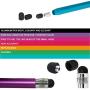 Honsky Cell Phone Stylus, Tablet Stylus for Touch Screens: Universal Slim Long Metal Pencil-Like Stylist Pens, Tablet Pen, Touchscreen Stylus Pen ¨C Purple, Red, Black - Cylinder, 3 Packs