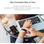 he lineee Fitness Tracker, Activity Tracker Watch with Heart Rate Monitor, Waterproof Smart Fitness Band with Step Counter, Calorie Counter, Child Female and Male Pedometer Watch