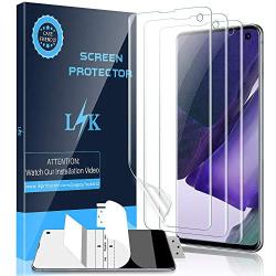 LK [3 Pack] Screen Protector for Samsung Galaxy S10, [Ultrasonic Fingerprint Compatible] [Easy Install Positioning Tool] Flexible Film HD Clear, Bubble Free