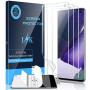 LK [3 Pack] Screen Protector for Samsung Galaxy S10, [Ultrasonic Fingerprint Compatible] [Easy Install Positioning Tool] Flexible Film HD Clear, Bubble Free