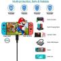 Play Stand for Nintendo Switch,SONVIEE Switch Game Holder Charging Dock Stand Multi Holder Switch Mount Bracket Height Adjustable with 1 Pcs Type C Data Line USB Cable for Switch Console Accessory