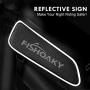 FISHOAKY Bike Front Frame Bags, Waterproof Bicycle Phone Mount Bag, Sensitive Touch Screen Sun Visor Large Capacity Top Tube Bike Bag Fits for iPhone X Xs Max 8 Plus Below 6.5"