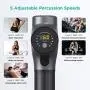 Massager Gun Deep Tissue Percussion Muscle Massage for Pain Relief, Super Quiet Portable Neck Back Body Relaxation Electric Drill Sport Massager Brushless Motor with 7 Attachment 5 Speeds Mebak3 Massager Gun Deep Tissue Percussion Muscle Massage for Pain Relief, Super Quiet Portable Neck Back Body Relaxation Electric Drill Sport Massager Brushless Motor with 7 Attachment 5 Speeds Mebak3