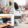 Mini Folding Desktop Phone Stand, Adjustable Stable Portable Holder Compatible with Mobile Phone, ipad, Tablet, Kindle