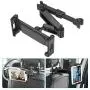 Car Headrest Mount, SAWAKE Angle Adjustable Headrest Tablet Mount, Universal Tablet Holder for Car Backseat, for 5" to 14" iPad/Tablet/Smartphone/Nintendo Switch