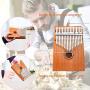 Kalimba Thumb Piano, OwnZone Kalimba17 Keys Thumb Piano with Study Instruction & Tune Hammer, Portable Musical Instrument Mbira Wood Finger Piano Christmas Gift for Music Fans Kids Adults Beginners