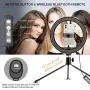 10" Selfie Ring Light with iPhone Tripod Stand & Cell Phone Holder for Live Stream/Makeup, Doosl Mini Led Camera Ringlight for YouTube Video/Photography Compatible with iPhone Xs Max XR Android 10" Selfie Ring Light with iPhone Tripod Stand & Cell Phone Holder for Live Stream/Makeup, Doosl Mini Led Camera Ringlight for YouTube Video/Photography Compatible with iPhone Xs Max XR Android