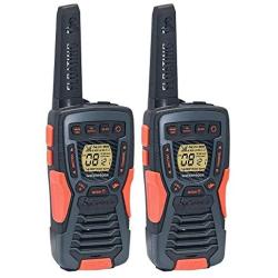 COBRA ACXT1035R FLT Floating Walkie Talkies- Waterproof, Rechargeable, Long Range up to 37-Mile Two Way Radio with NOAA Weather Alert & VOX ( 2 Pack )