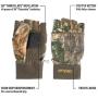 Hot Shot Men’s Camo Bulls-Eye Fleece Pop-Top Mittens – Realtree Edge Outdoor Hunting Camouflage