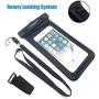 YUMQUA Clear Waterproof Bags, Water Tight Cases Pouch Dry Bags for Camera Mobile Phone Maps Pouch Kayak Military Boating Document Holder - 4 Piece Set