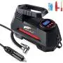 HAUSBELL Portable Air Compressor for Car Tires Digital Tire Inflator (Balck) HAUSBELL Portable Air Compressor for Car Tires Digital Tire Inflator (Balck)