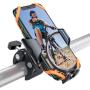 andobil Bike Phone Mount, Ultimate Easy Clamp Cell Phone Holder for Mountain Road Bicycle Motorcycle Handlebars Compatible with iPhone SE 11 Pro Xr Xs Max X 8 Plus, Galaxy S20 S10 Note10 and More