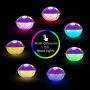 Portable Bluetooth Speakers Wireless Colorful Lights Show,IPX7 Waterproof Floating Pool Speaker,Built-in Mic Crystal Clear Stereo Sound Shower Speaker 50ft Range for Home Party Outdoor Beach Travel.