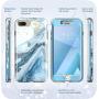 i-Blason Cosmo Glitter Clear Bumper Case for iPhone 8 Plus/iPhone 7 Plus, Blue
