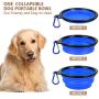 TIOVERY Pet Food Storage Container, Small Dog Food Container Airtight Plastic Dispenser with Graduated Measuring Cup, Pourable Spout and Portable Collapsible Dog Bowl for Cats Birds Seed
