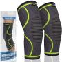 MODVEL 2 Pack Knee Compression Sleeve | Best Knee Brace | Knee Support for Arthritis, ACL, Meniscus Tear, Running, Biking, and Sports | Joint Pain Relief.