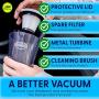 Portable Car Vacuum Cleaner: High Power Corded Handheld Vacuum w/ 16 foot cable - 12V - Best Car & Auto Accessories Kit for Detailing and Cleaning Car Interior