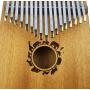 Kalimba Thumb Piano 17 Keys, Mahogany African Style Mbira, Portable Finger Piano for Kids, Adults, and Beginners