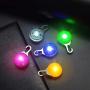 leiwo Dog Collar Light, 5PCS Clip On Led Pet Collar Lights for Dogs Cats Night Walking Waterproof Safety Carabiner with 4 Flashing Modes